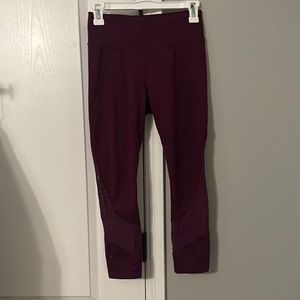 Maroon size extra small Athleta leggings